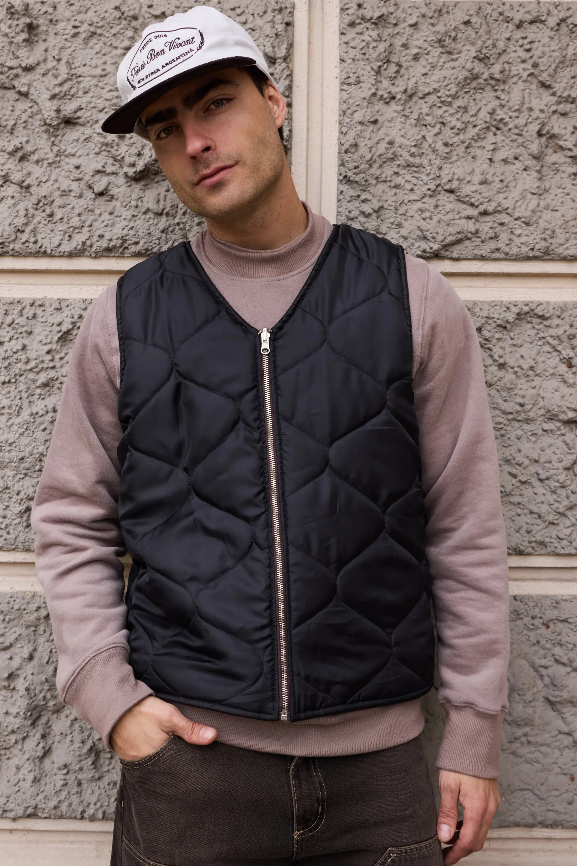 Chaleco Matelasseado - Marrón - Image 4