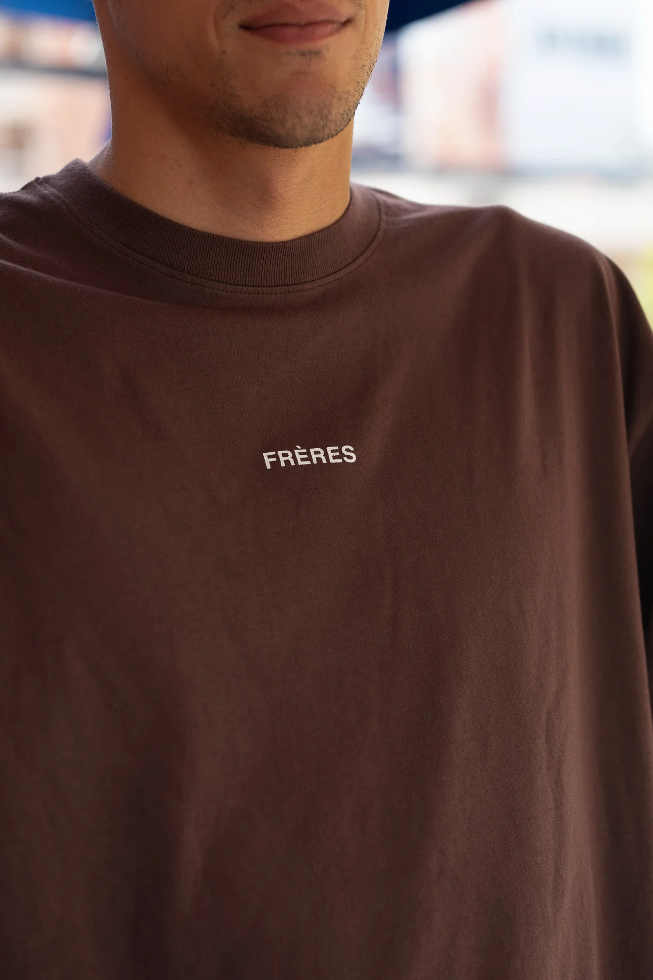 Remera Oversize Logo - Marrón - Image 4