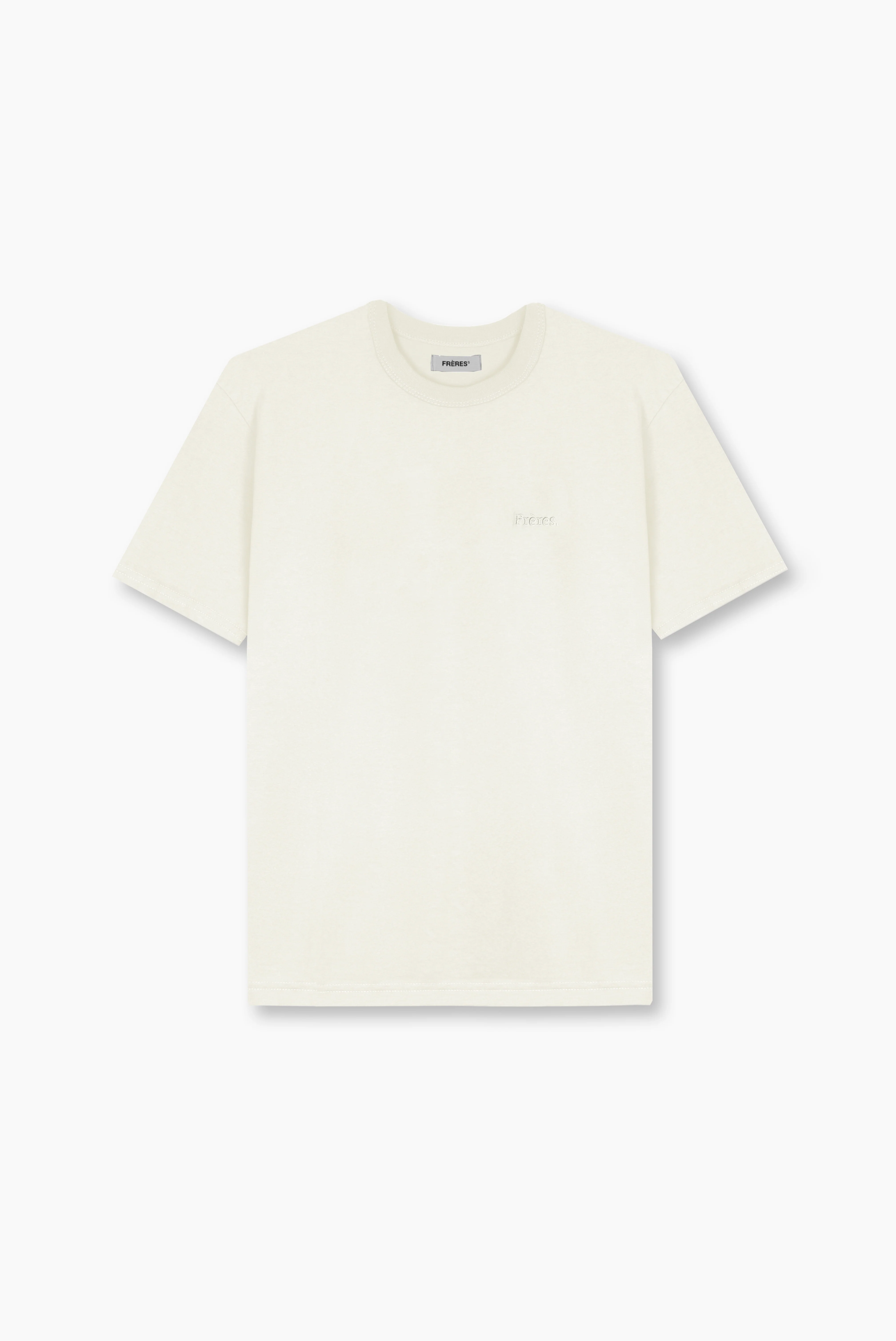 Remera Regular Fréres - Crema